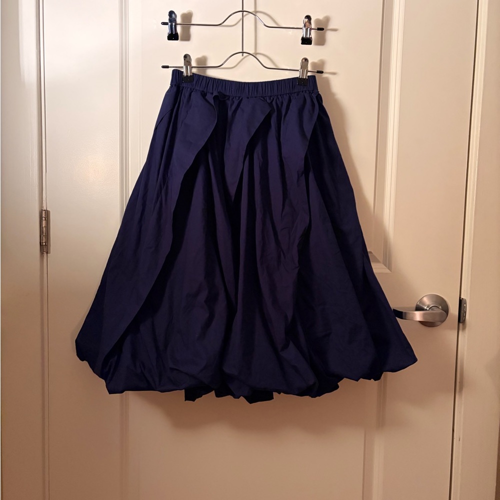 Marni X Uniqlo Navy Bubble Skirt (US XS) - Picture 2 of 8